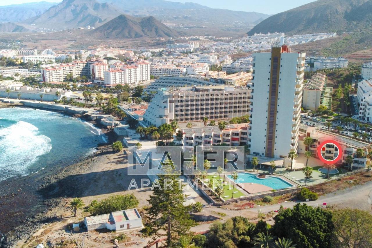 Modern Apartment With An Addictive Terrace View Los Cristianos  Eksteriør bilde