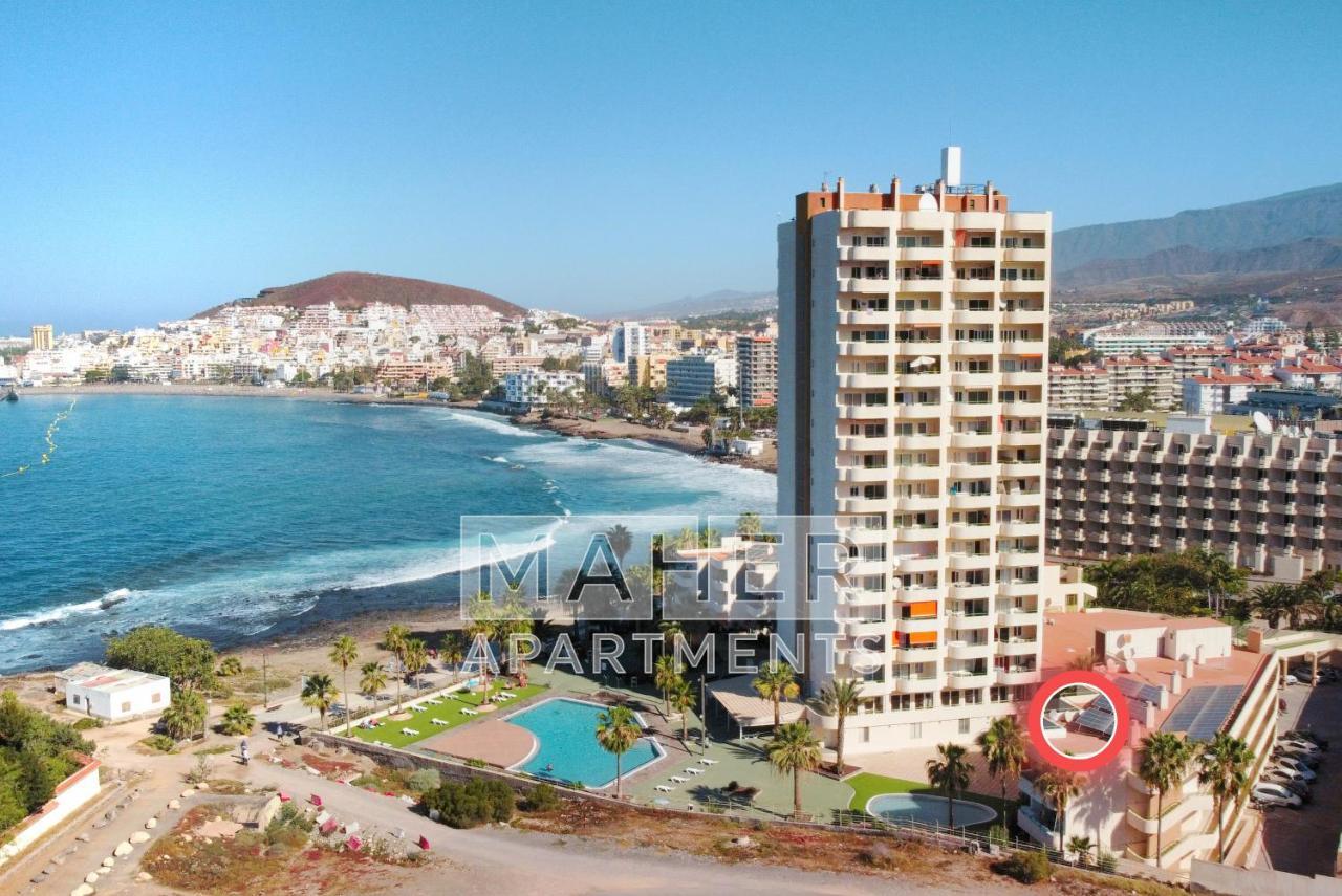 Modern Apartment With An Addictive Terrace View Los Cristianos  Eksteriør bilde