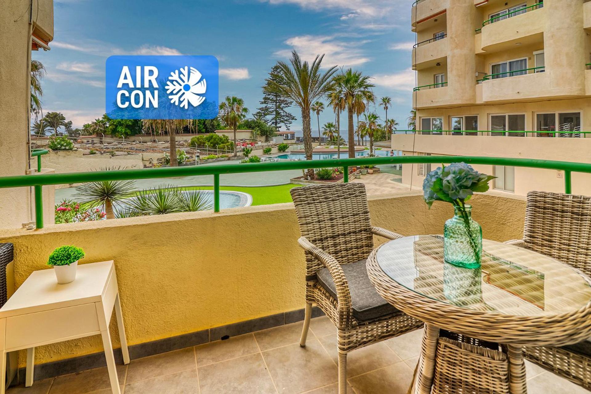Modern Apartment With An Addictive Terrace View Los Cristianos  Eksteriør bilde